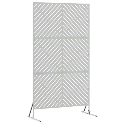 Privacyscherm Grijs 100 x 50 x 180 cm Staal