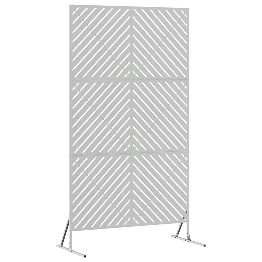 Privacyscherm Grijs 100 x 50 x 180 cm Staal
