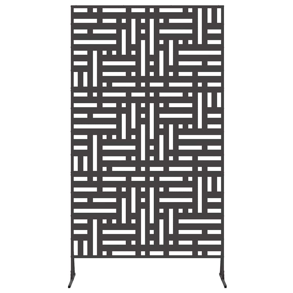 Privacyscherm Zwart 100 x 50 x 180 cm Staal