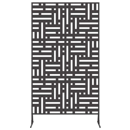 Privacyscherm Zwart 100 x 50 x 180 cm Staal