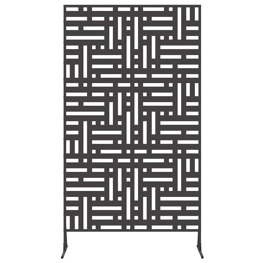 Privacyscherm Zwart 100 x 50 x 180 cm Staal