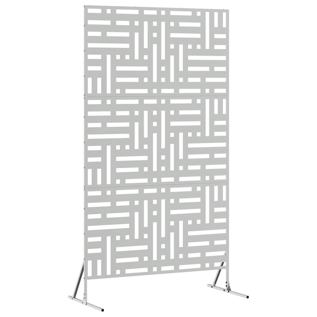 Privacyscherm Grijs 100 x 50 x 180 cm Staal