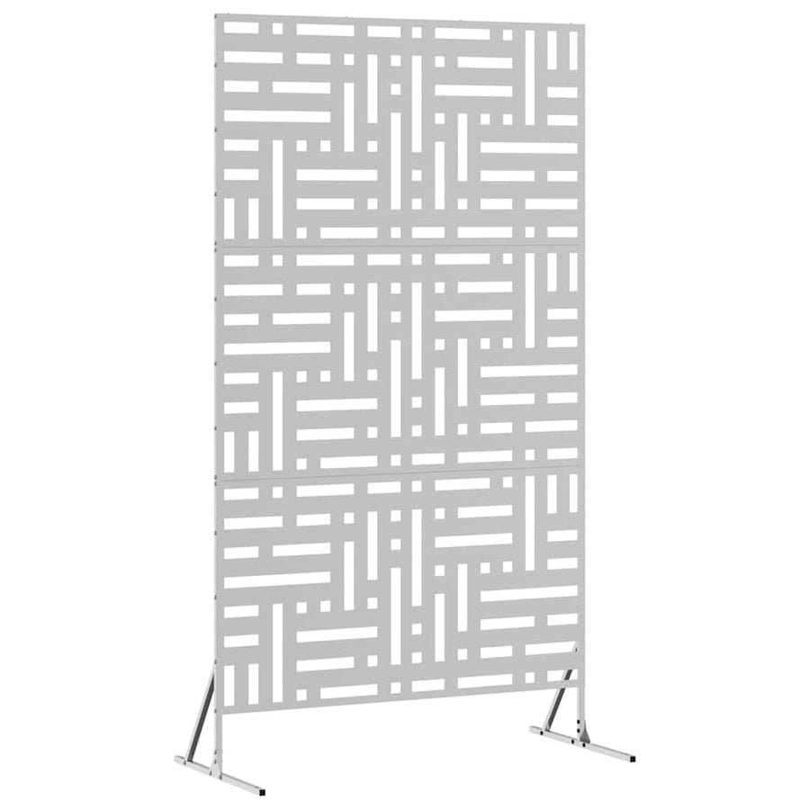 Privacyscherm Grijs 100 x 50 x 180 cm Staal