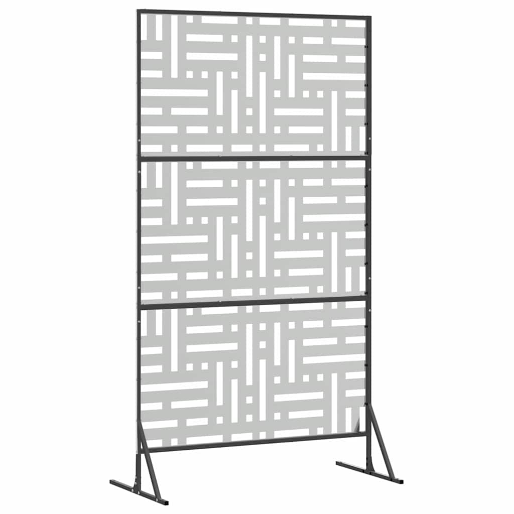 Privacyscherm Grijs 100 x 50 x 180 cm Staal