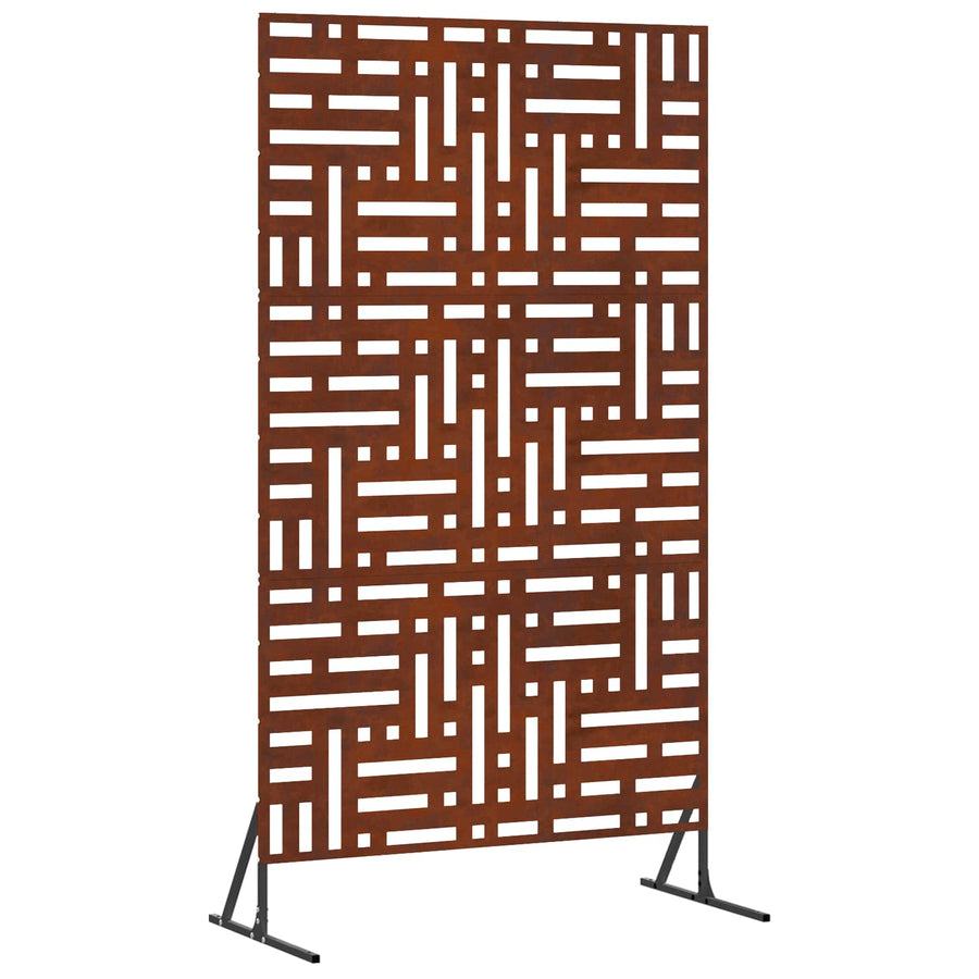 Privacyscherm Grijs 100 x 50 x 180 cm Cortenstaal