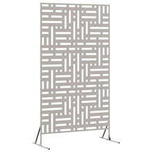 Privacyscherm Grijs 100 x 50 x 180 cm Cortenstaal