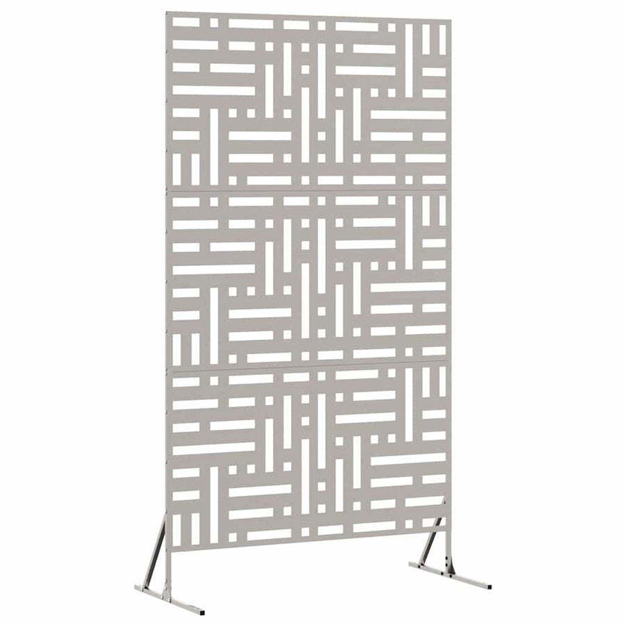 Privacyscherm Grijs 100 x 50 x 180 cm Cortenstaal