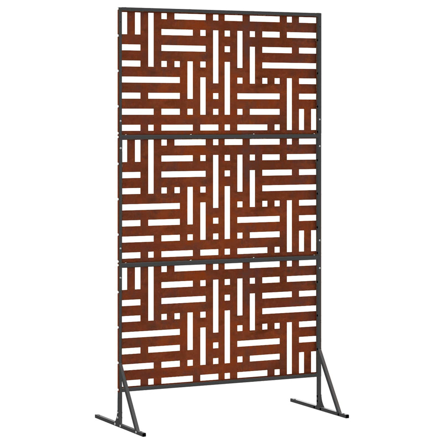 Privacyscherm Grijs 100 x 50 x 180 cm Cortenstaal