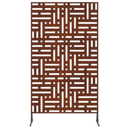 Privacyscherm Grijs 100 x 50 x 180 cm Cortenstaal