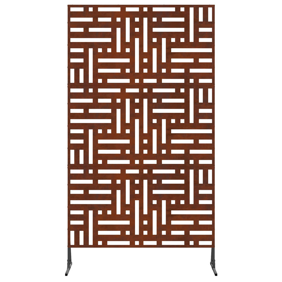 Privacyscherm Grijs 100 x 50 x 180 cm Cortenstaal