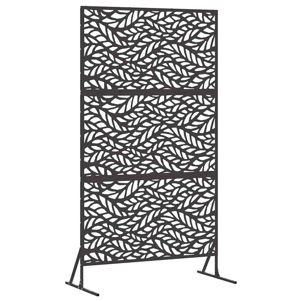 Privacyscherm Zwart 100 x 50 x 180 cm Staal