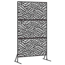 Privacyscherm Zwart 100 x 50 x 180 cm Staal