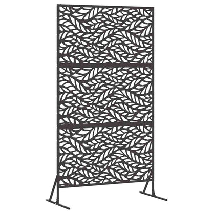 Privacyscherm Zwart 100 x 50 x 180 cm Staal