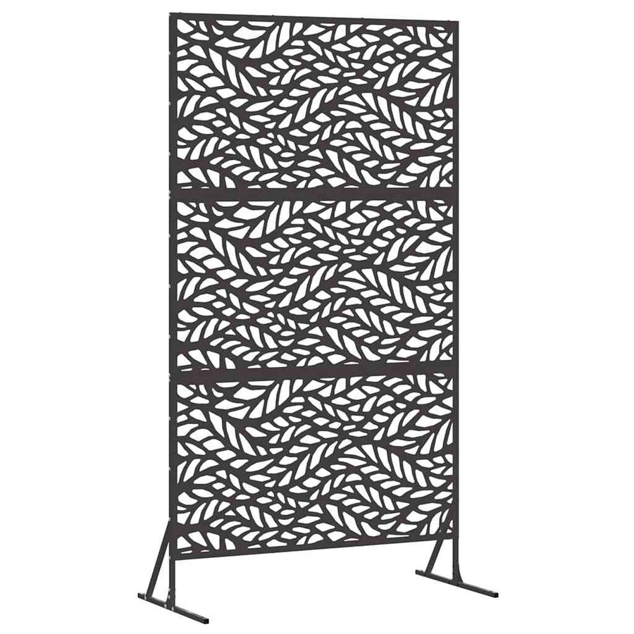 Privacyscherm Zwart 100 x 50 x 180 cm Staal