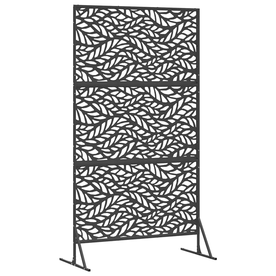 Privacyscherm Zwart 100 x 50 x 180 cm Staal