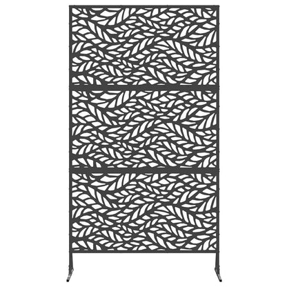 Privacyscherm Zwart 100 x 50 x 180 cm Staal