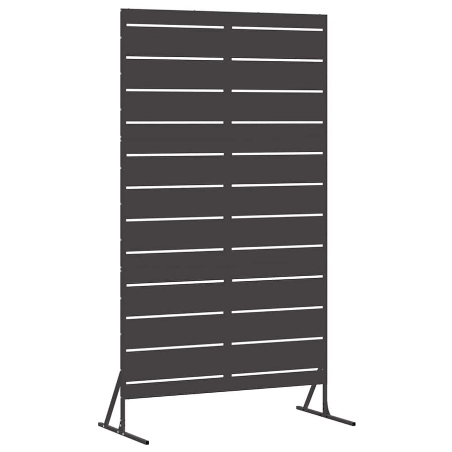 Privacyscherm Zwart 100 x 50 x 180 cm Staal