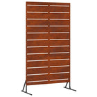 Privacy Screen Grey 100 x 50 x 180 cm Corten Steel