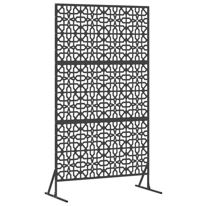 Privacyscherm Zwart 100 x 50 x 180 cm Staal