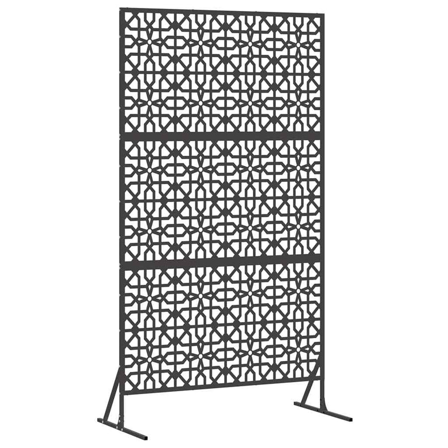 Privacyscherm Zwart 100 x 50 x 180 cm Staal