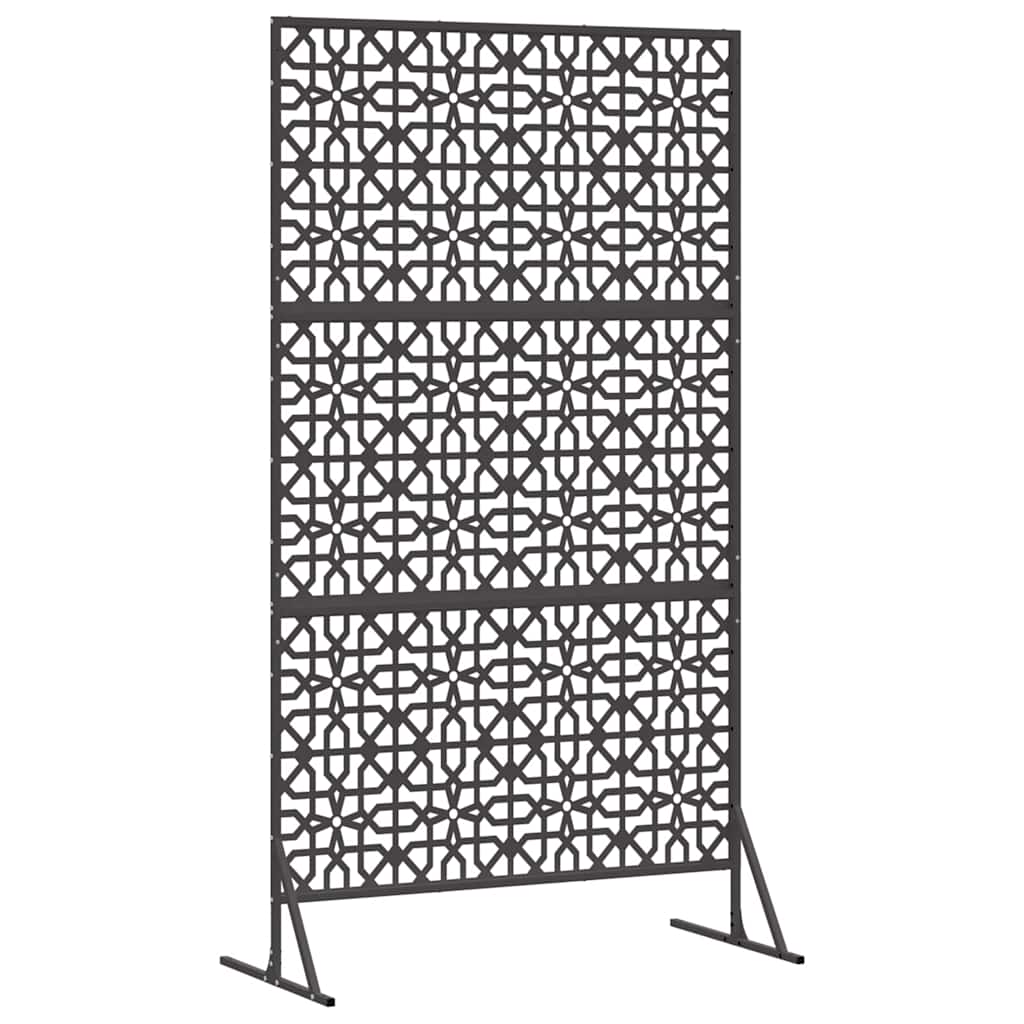 Privacyscherm Zwart 100 x 50 x 180 cm Staal