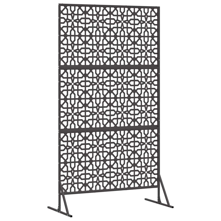 Privacyscherm Zwart 100 x 50 x 180 cm Staal