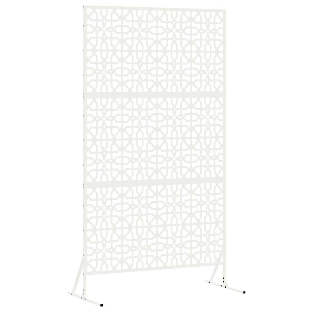 Privacyscherm Wit 100 x 50 x 180 cm Staal