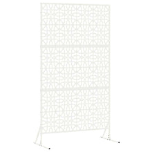 Privacyscherm Wit 100 x 50 x 180 cm Staal