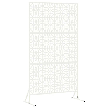Privacyscherm Wit 100 x 50 x 180 cm Staal