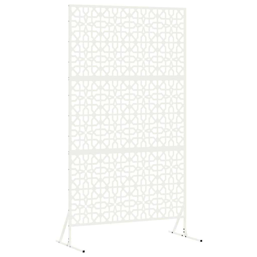 Privacyscherm Wit 100 x 50 x 180 cm Staal