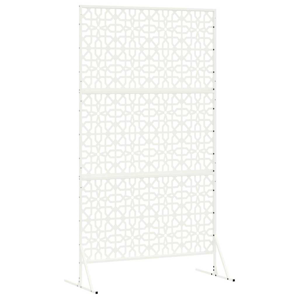 Privacyscherm Wit 100 x 50 x 180 cm Staal