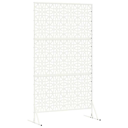 Privacyscherm Wit 100 x 50 x 180 cm Staal