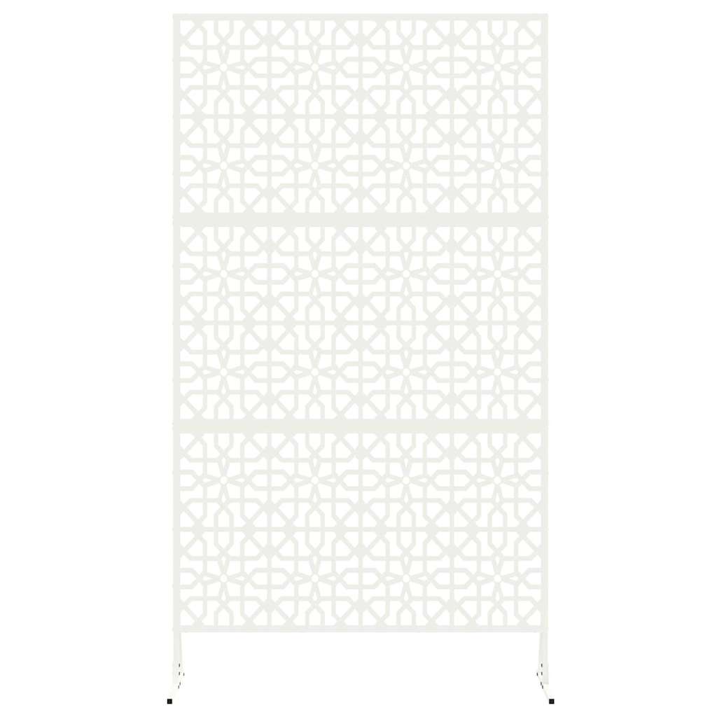 Privacyscherm Wit 100 x 50 x 180 cm Staal