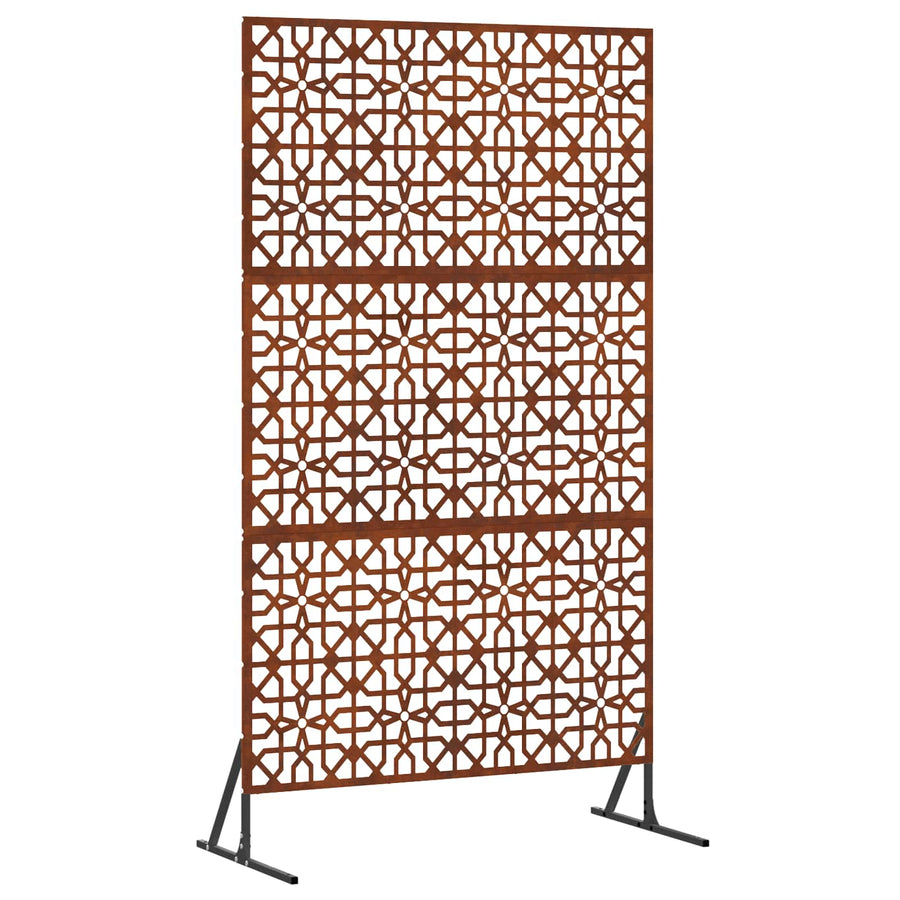 Privacyscherm Grijs 100 x 50 x 180 cm Cortenstaal