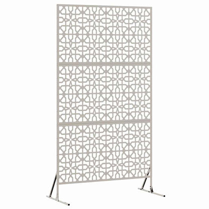 Privacyscherm Grijs 100 x 50 x 180 cm Cortenstaal