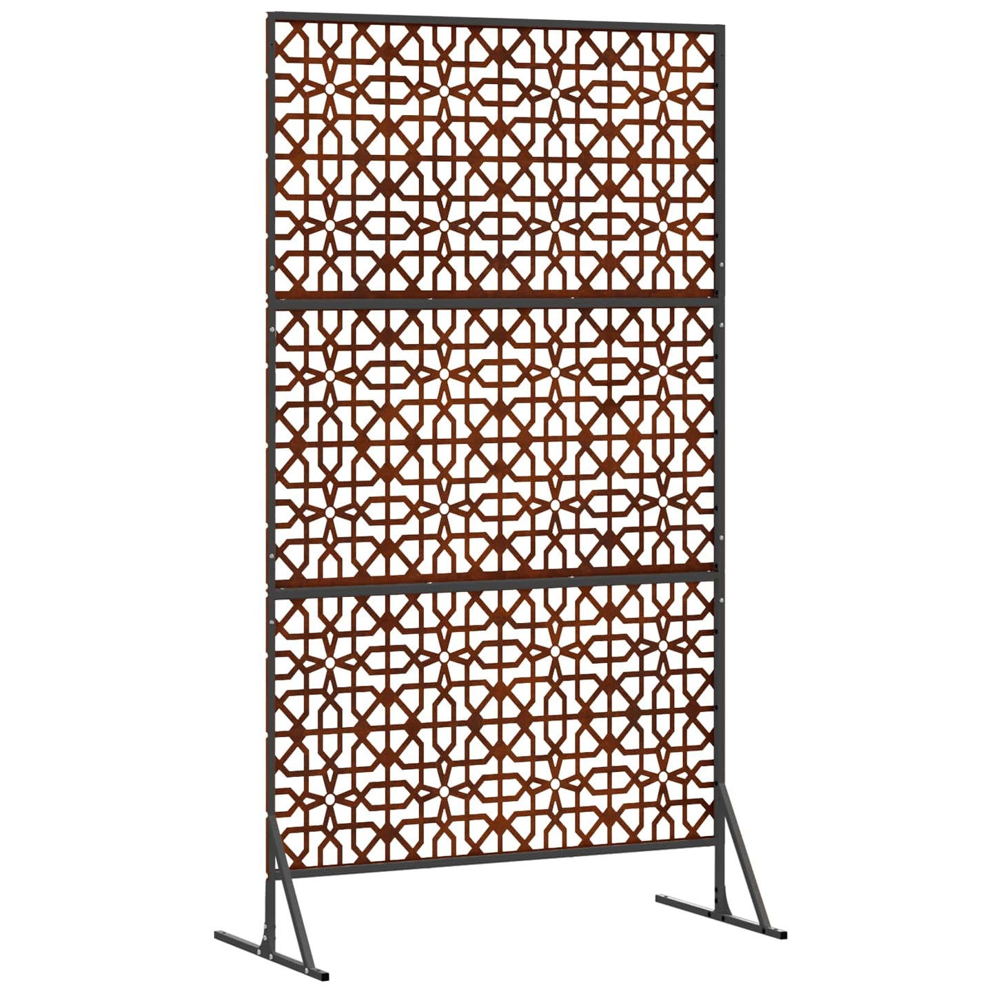Privacyscherm Grijs 100 x 50 x 180 cm Cortenstaal