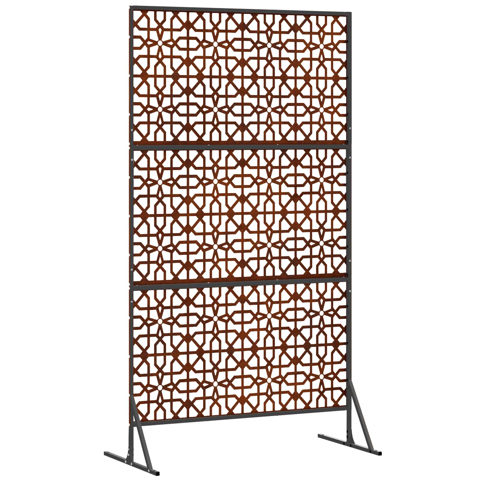 Privacyscherm Grijs 100 x 50 x 180 cm Cortenstaal