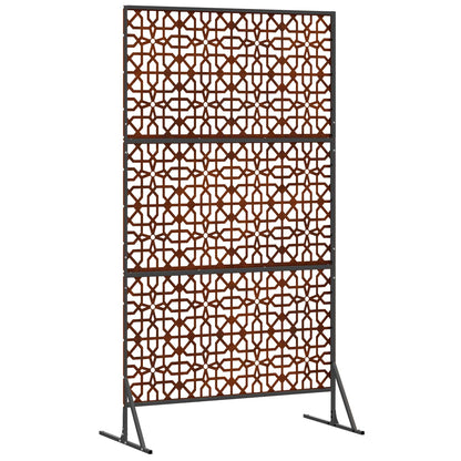 Privacyscherm Grijs 100 x 50 x 180 cm Cortenstaal