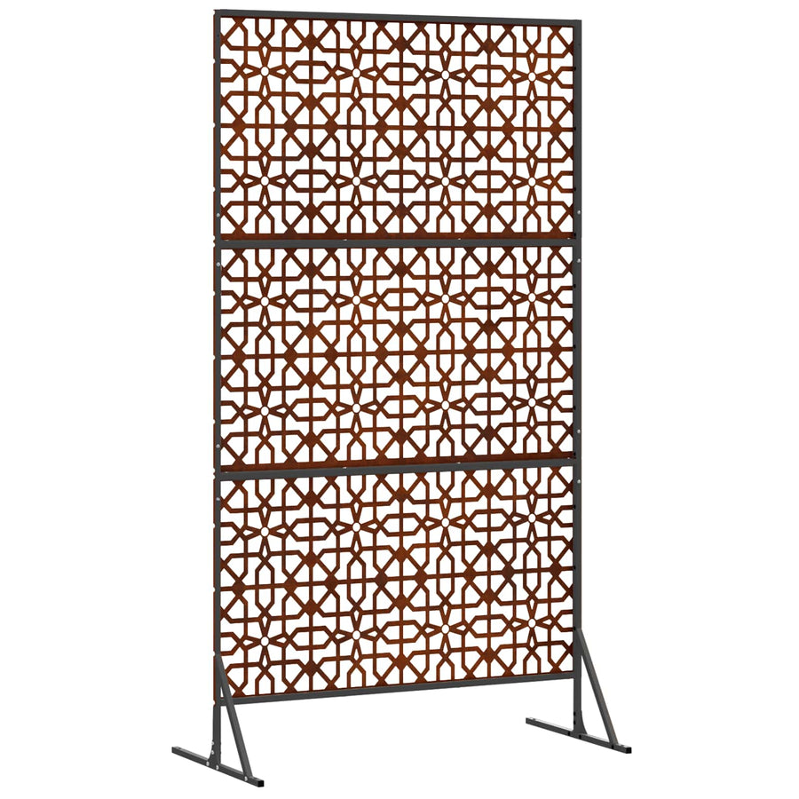 Privacyscherm Grijs 100 x 50 x 180 cm Cortenstaal