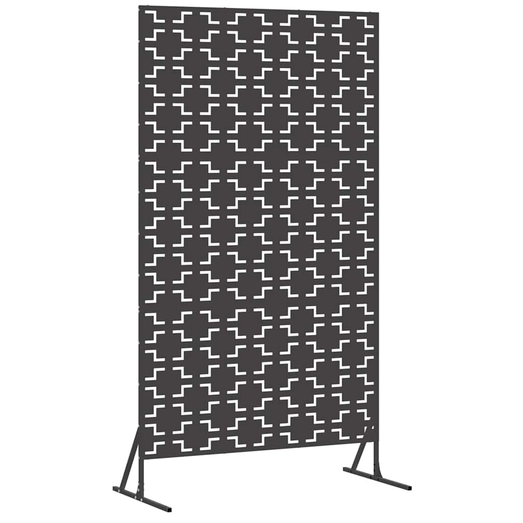 Privacyscherm Zwart 100 x 50 x 180 cm Staal
