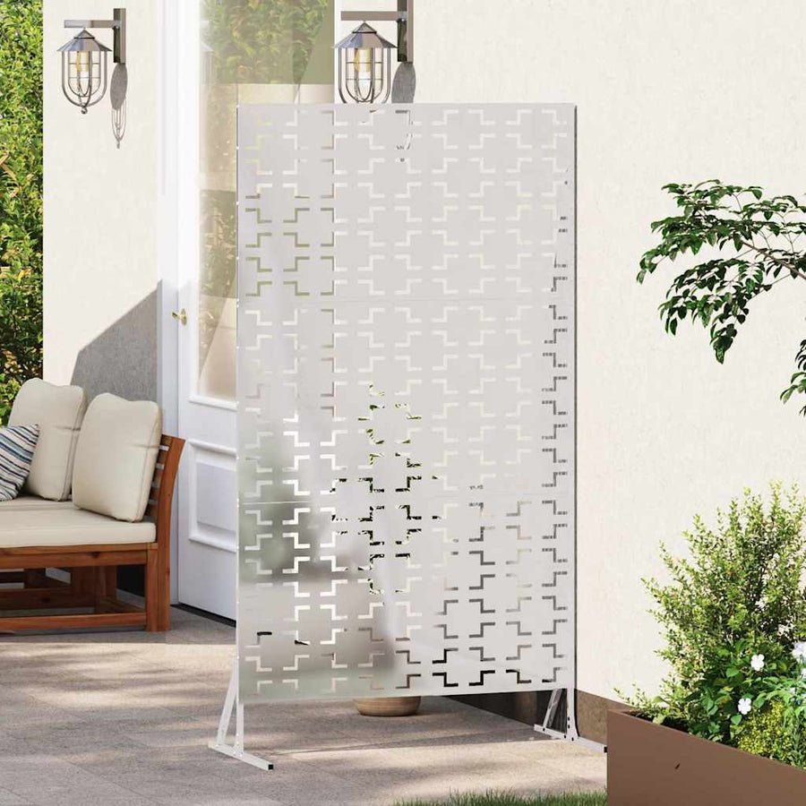 Privacyscherm Grijs 100 x 50 x 180 cm Staal