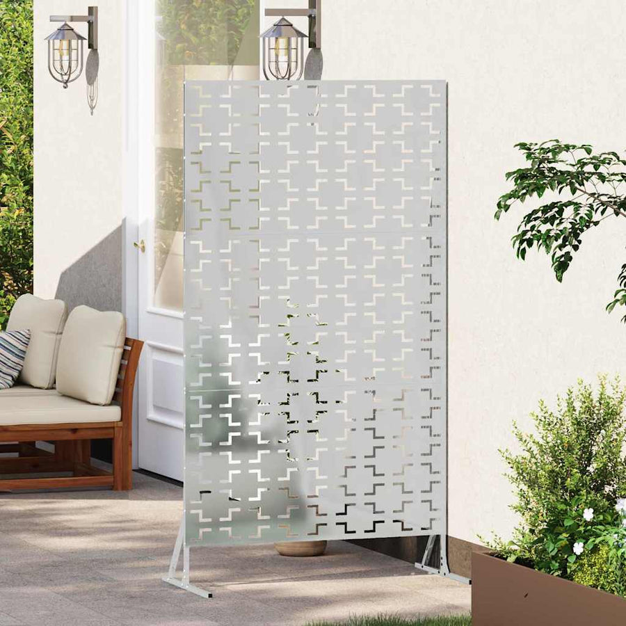 Privacyscherm Grijs 100 x 50 x 180 cm Staal