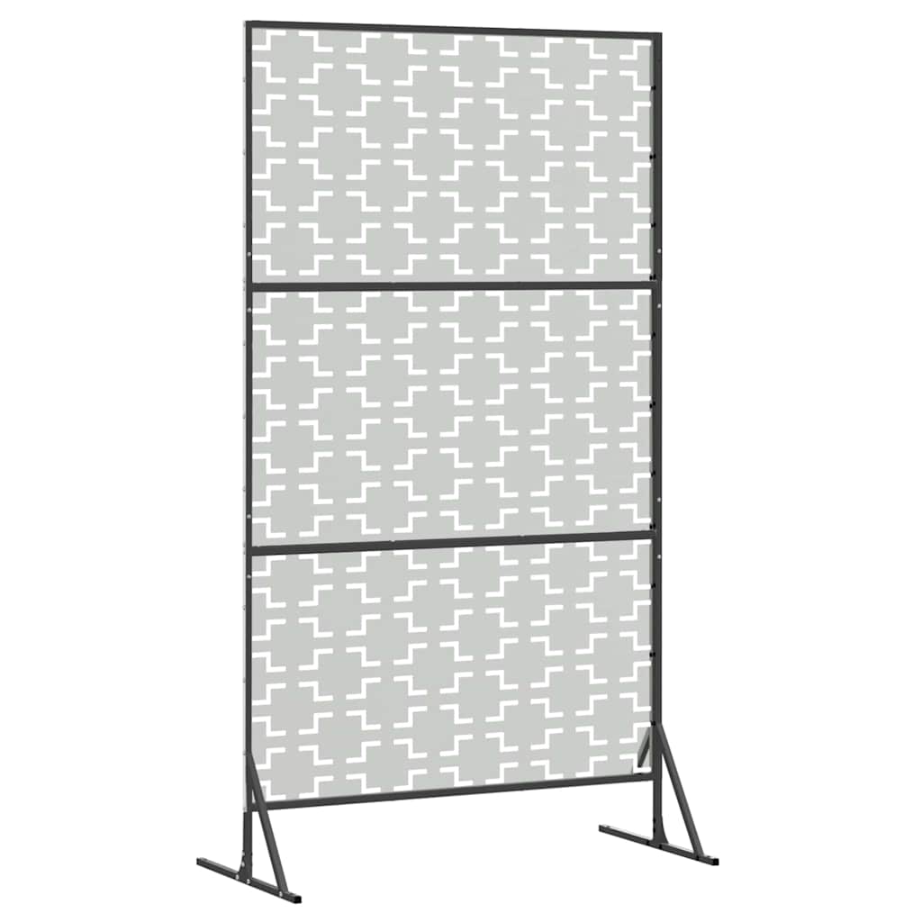 Privacyscherm Grijs 100 x 50 x 180 cm Staal