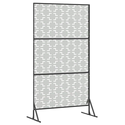 Privacyscherm Grijs 100 x 50 x 180 cm Staal