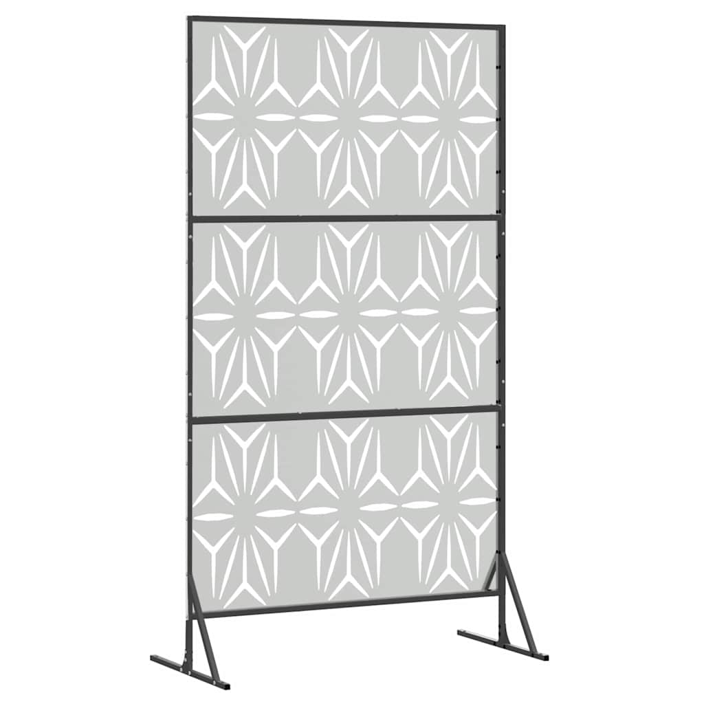 Privacyscherm Grijs 100 x 50 x 180 cm Staal