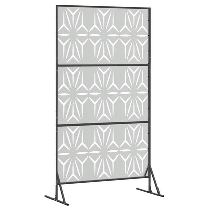 Privacyscherm Grijs 100 x 50 x 180 cm Staal