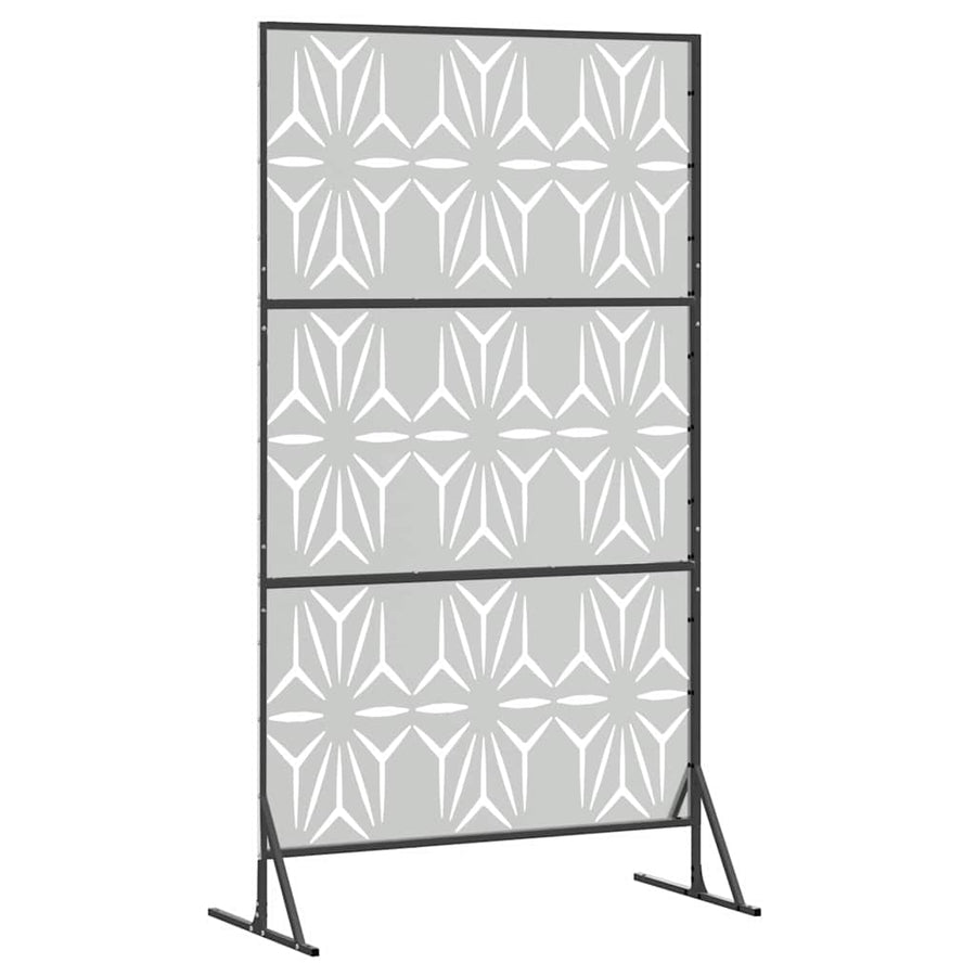 Privacyscherm Grijs 100 x 50 x 180 cm Staal