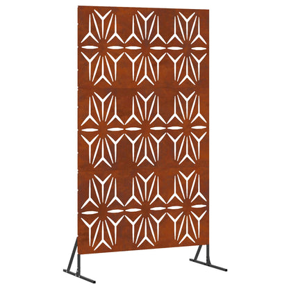 Privacyscherm Grijs 100 x 50 x 180 cm Cortenstaal