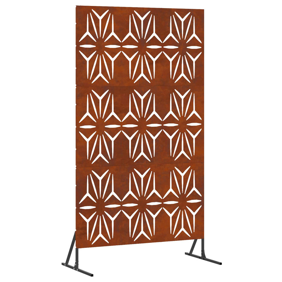 Privacyscherm Grijs 100 x 50 x 180 cm Cortenstaal