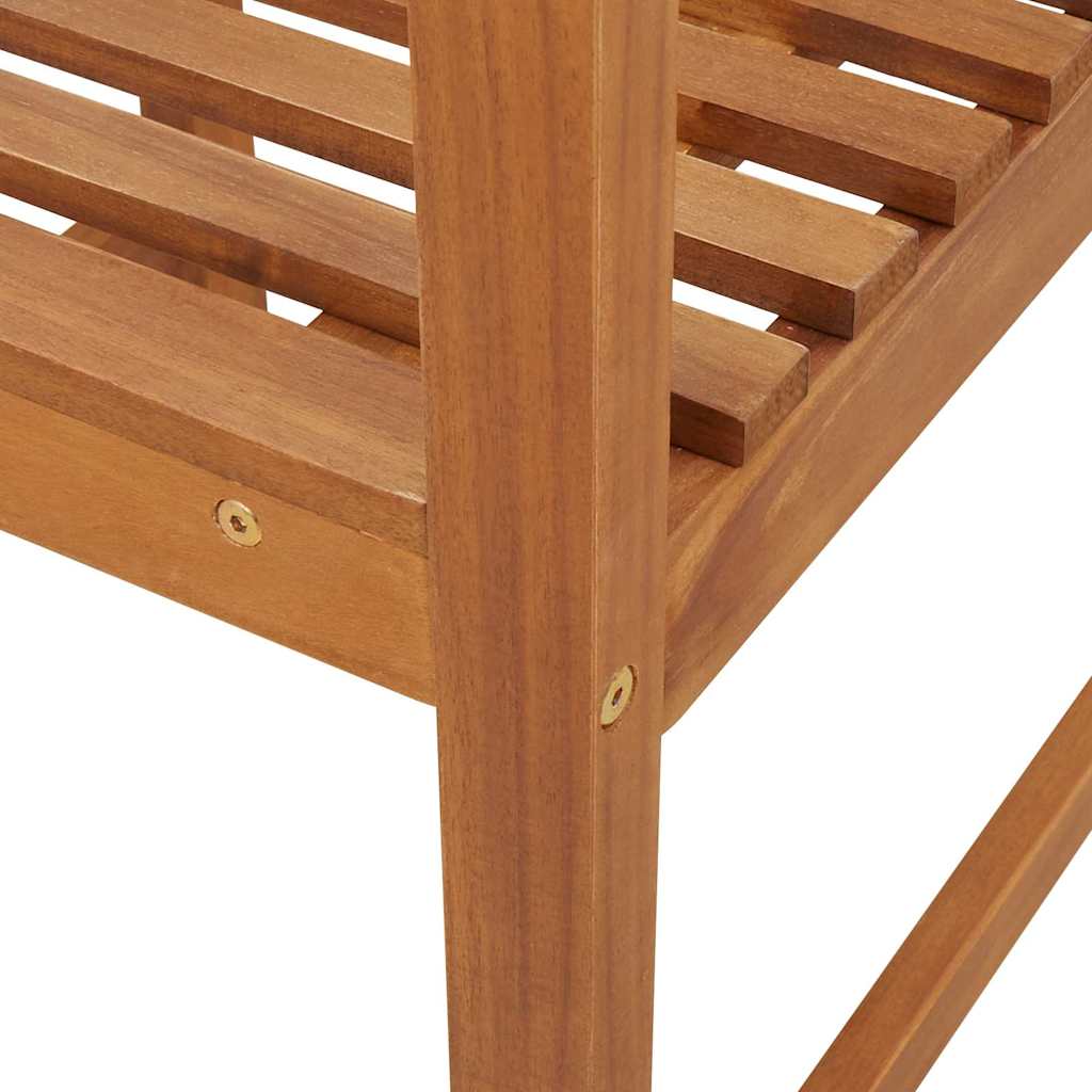 Tuinstoel 2 pcs Bruin 50 x 50 x 91cm Massief acaciahout
